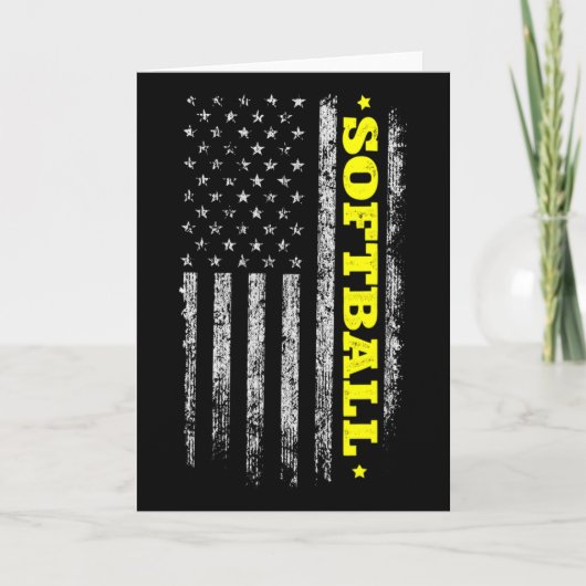 Carte Tee shirt Jour de l'Indépendance avec drapeau amér (Devant)