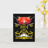 Carte Tee-shirt Mexicain Mariachi Charro Cinco De Mayo H (Fleur jaune)