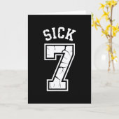 Carte Tee Sick Seven Memes Six Seven Fun  (Fleur jaune)