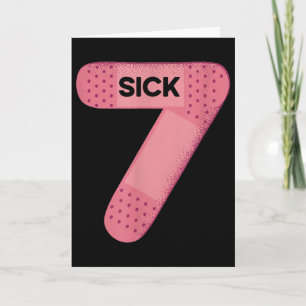 Carte Tee Sick Seven Memes Six Seven Jeu de mots drôle