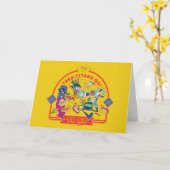 Carte Teen Titans Go ! Aller (Fleur jaune)