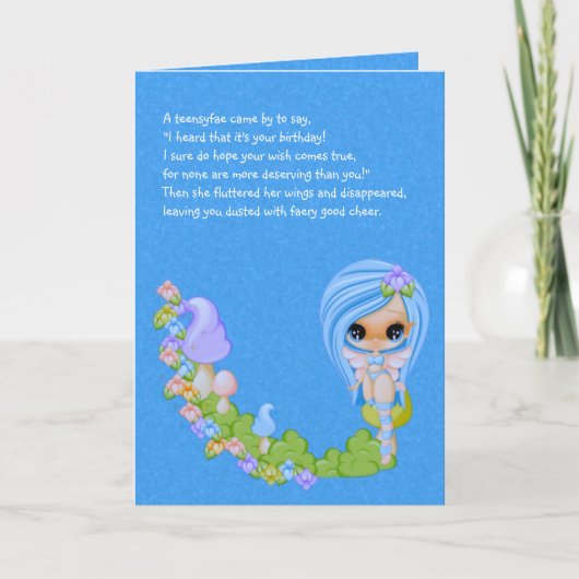 Carte Teensy Fae Cute Faery (Devant)