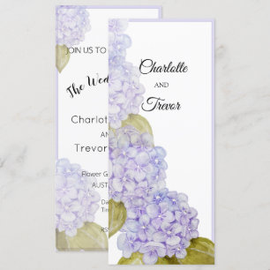Carte Teintes d'hortensia violet-bleu