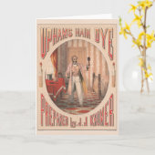 Carte Teinture à cheveux Uphams, vers 1864 (Fleur jaune)