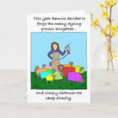 Carte Teinture innovante de fil (Fleur jaune)