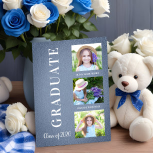 Carte Tejido azul antes de la graduación de K Tres sesio