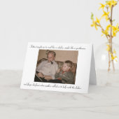 Carte Tel père, tel fils (Fleur jaune)