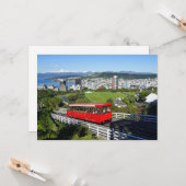 Carte Téléphérique de Wellington, Nouvelle-Zélande (Devant/Arrière en situation)