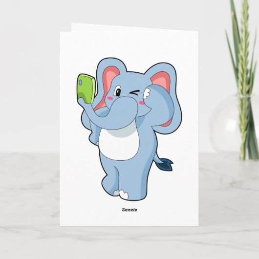 Carte Téléphone Éléphant (Dos)