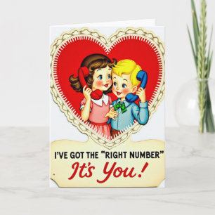 Carte Téléphonique pour Amoureux de la Saint-Valen