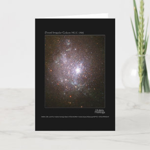 Carte Télescope 1705 nain de la galaxie NGC Hubble