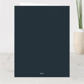 Carte Télescope Nuit Sky Astronomie Stargazer Anniversai (Dos)