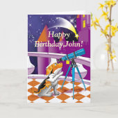 Carte télescope pour chiens (Fleur jaune)