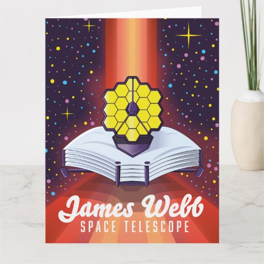 Carte Télescope spatial James Webb. (Devant)