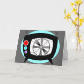 Carte Téléviseur rétroviseur et Motif de test (Fleur jaune)