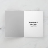 Carte Télévision Anniversaire distant (Intérieur)