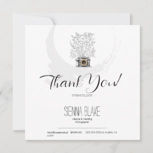 Carte Télévision minimaliste du client Merci voiture