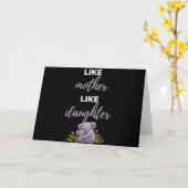 Carte Telle Mère Telle Fille (Fleur jaune)