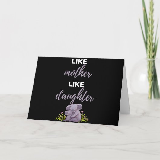 Carte Telle Mère Telle Fille (Devant)