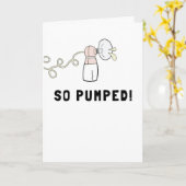 Carte Tellement amusé nouveau bébé Félicats (Fleur jaune)