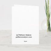 … carte tellement désolée de divorce (Dos)