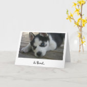 Carte Tellement ennuyeux (Fleur jaune)