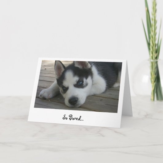 Carte Tellement ennuyeux (Devant)