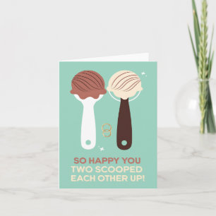 Carte Tellement heureux que vous deux vous soyez pris mu