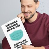 Carte Tellement laid qu'il faut un masque facial pour l'