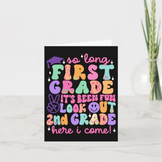 Carte Tellement long premier grade de 2e année ici I Co (Devant)