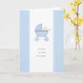 Carte Tellement Petits, Si Mignons Nouveaux Félicitation (Fleur jaune)