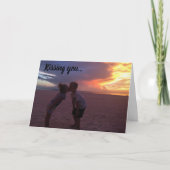 CARTE **T'EMBRASSER EST MA CHOSE FAVORITE À FAIRE** (Devant)