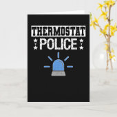 Carte Température estivale du Thermostat Office (Fleur jaune)