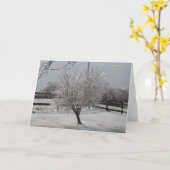 Carte Tempête de glace (Fleur jaune)