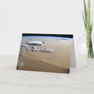 Carte Tempête De Poussière À Travers Les Mers De Sable D