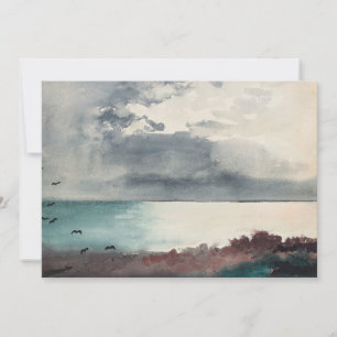 Carte Tempête de rupture, Côte du Maine Winslow Homer