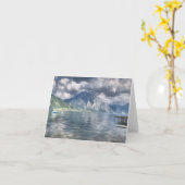 Carte Tempête du lac autrichien (Fleur jaune)