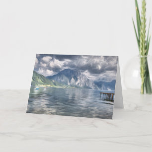 Carte Tempête sur le lac autrichien