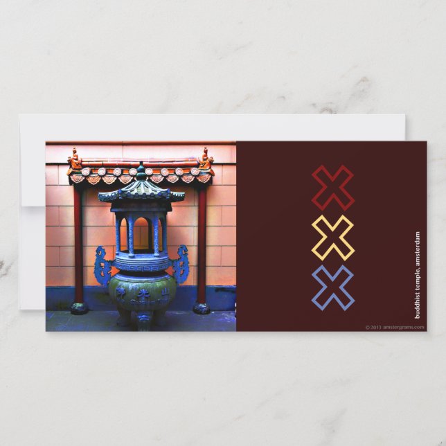 Carte Temple bouddhiste Amstergram (Devant)