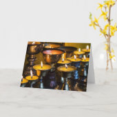 Carte Temple bouddhiste| Monastère de Longwu (Fleur jaune)