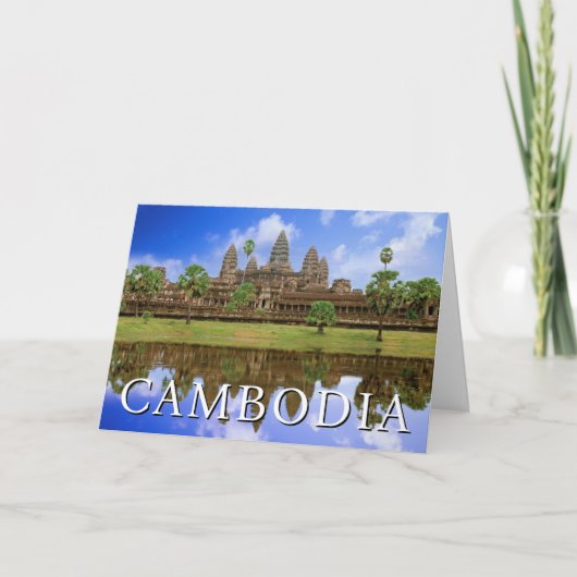 Carte Temple d'Angkor Wat | Kampuchea, Cambodge | Annive (Devant)