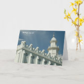 Carte Temple de LDS, St George Utah (Fleur jaune)