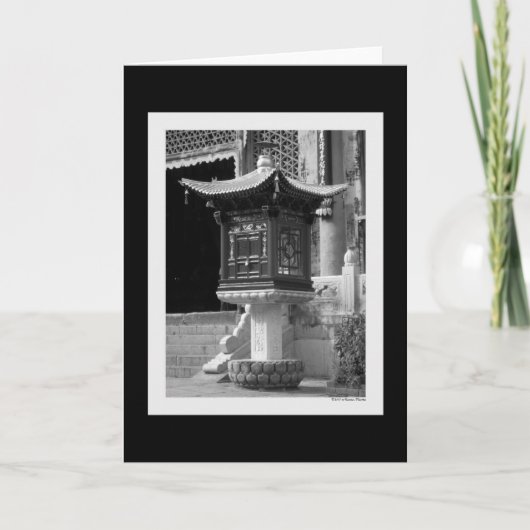 Carte Temple Lampe (Devant)