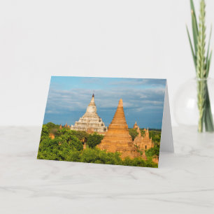 Carte Temples et pagodes antiques Bagan