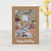 Carte temps (Fleur jaune)