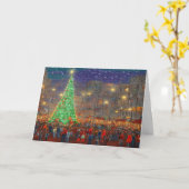 Carte Temps de Christmas (Fleur jaune)