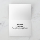 CARTE TEMPS DE FAIRE LA FÊTE POUR VOTRE ***1ER ANNIVERSA (Intérieur)