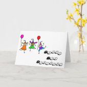 CARTE TEMPS DE FAIRE LA FÊTE POUR VOTRE ***1ER ANNIVERSA (Fleur jaune)