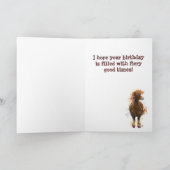 Carte Temps de Fête Cheval de Feu (Intérieur)