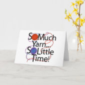 Carte Temps de fil (Fleur jaune)